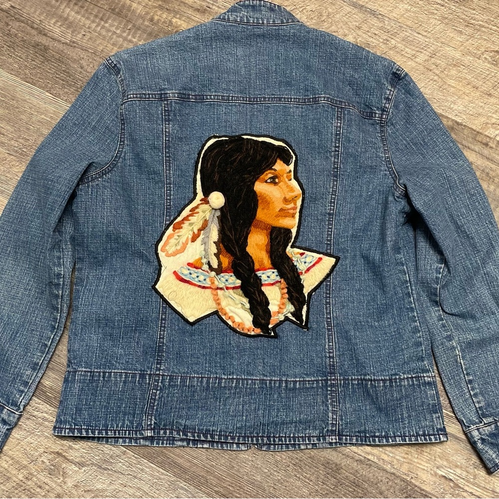 Jacket with Embroidered Design of Indigenous Princess.